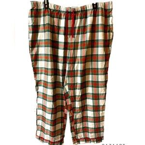 Wondershop Pajama Pants, NWT, Tartan Plaid, Cotton, Sz 2X, XXL , PJ, Comfort